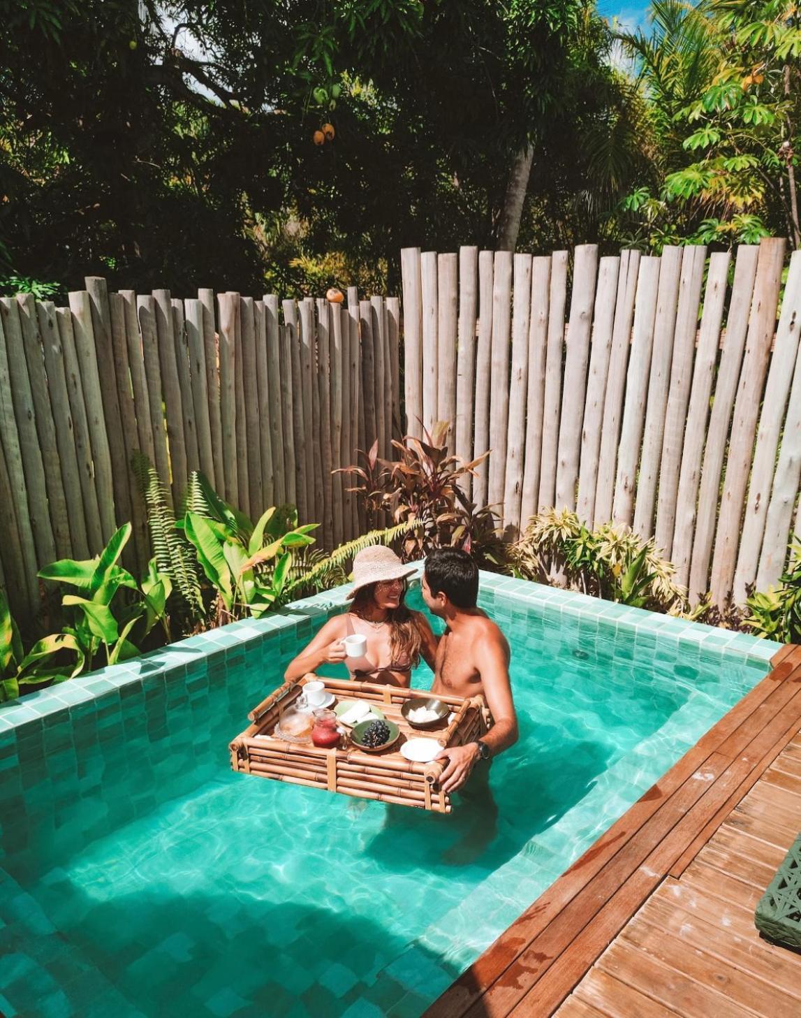 Laus Bangalos Experience - Piscina Privativa - Praia De Algodoes - Peninsula De Marau - Bahia Praia dos Algodoes Luaran gambar